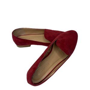 Dynamite Women's Red Suede-Like Flats - US Size 8